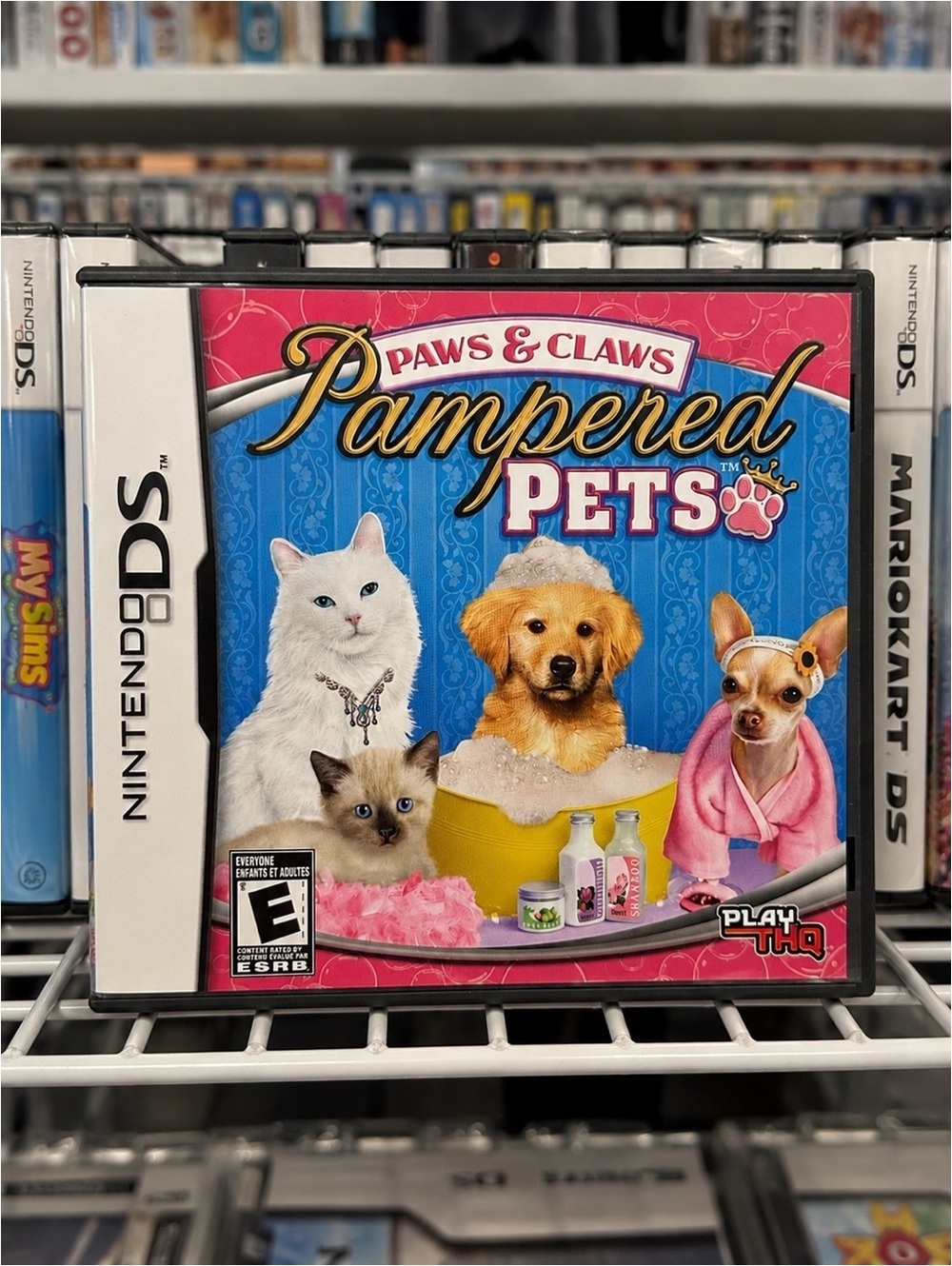 Nintendo DS Paws & Claws Pampered Pets Complete CIB Tested Working